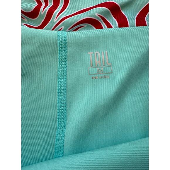 TAIL Skort Skirt Womens M Tennis Pickleball Blue Red Athletic Lined Zip Pockets - Picture 2 of 5